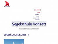 segelschule-konzett.com Webseite Vorschau