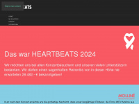 heartbeats-stuttgart.de Webseite Vorschau