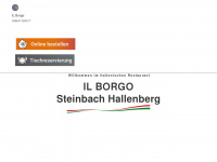 ilborgo-restaurant.de Webseite Vorschau
