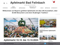 apfelmarkt-bayern.de Webseite Vorschau