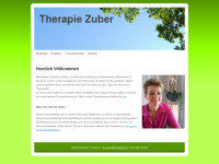 therapiezuber.ch Webseite Vorschau