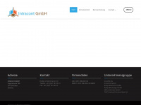 intracont.ch Webseite Vorschau