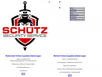 schuetz-security-service.de Webseite Vorschau