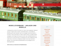 modelleisenbahnanlage.com Webseite Vorschau