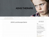 adhs-lerntherapie-berlin.de Webseite Vorschau