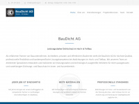 baudicht-ag.ch Webseite Vorschau