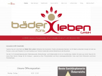 baeder-fuers-leben.at Webseite Vorschau