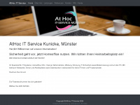 athoc-it-service.de Webseite Vorschau