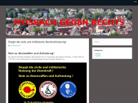 mosbach-gegen-rechts.de Webseite Vorschau