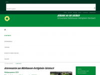 gruene-muehlhausen.de Webseite Vorschau