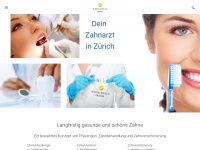 dein-zahnarzt-zuerich.ch Webseite Vorschau