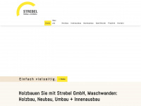 strebelholzbau.ch Webseite Vorschau