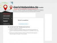 gerichtsbezirke.de Webseite Vorschau