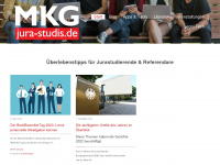 mkg-jura-studis.de Webseite Vorschau