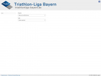 triathlonliga-bayern.de Webseite Vorschau