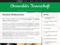 eberswalderturnerschaft.de Webseite Vorschau