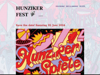 hunzikerfest.ch Webseite Vorschau