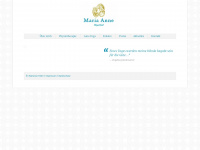 maria-anne.at Webseite Vorschau