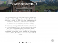 frauenfelderhaus.ch Webseite Vorschau