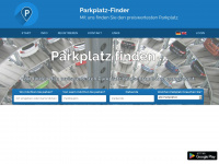 parkplatz-finder.de Webseite Vorschau
