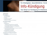 info-kuendigung.de Webseite Vorschau