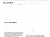 manukapur.com Webseite Vorschau