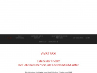 vivat-pax.de Webseite Vorschau
