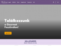 gourmetfesztival.hu Webseite Vorschau
