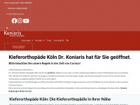 kieferorthopaede-koeln.com Webseite Vorschau