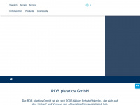 rdb-plastics.com Webseite Vorschau