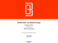 bauer-design.at Webseite Vorschau