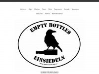 emptybottles.ch Webseite Vorschau