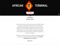 africanterminal.com Webseite Vorschau