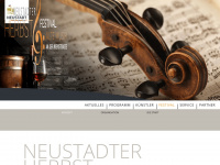 neustadter-herbst.de Webseite Vorschau
