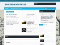 investmentpresse.at Webseite Vorschau