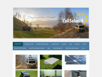 calisolar.ch Webseite Vorschau