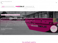 wastebox.at Webseite Vorschau