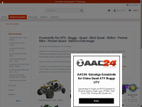 quad-atv-ersatzteile.de Webseite Vorschau