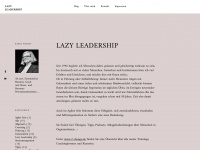lazy-leadership.de Webseite Vorschau