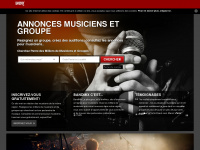 bandmix.fr Webseite Vorschau