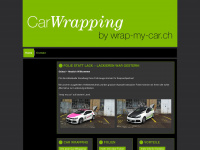 wrap-my-car.ch Webseite Vorschau