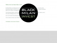 black-milan-invest.com Webseite Vorschau