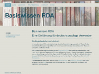 basiswissen-rda.de Webseite Vorschau