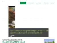 ullmann-gartenbau.ch Webseite Vorschau