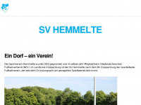 sv-hemmelte.de Webseite Vorschau