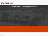 hoy-transport.de Webseite Vorschau
