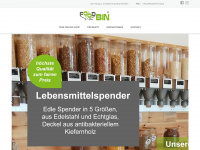 foodbin.de Webseite Vorschau