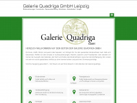 galerie-quadriga.com Webseite Vorschau