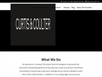 curtiscoulter.com Webseite Vorschau