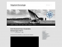 helgoland-genealogie.info Webseite Vorschau